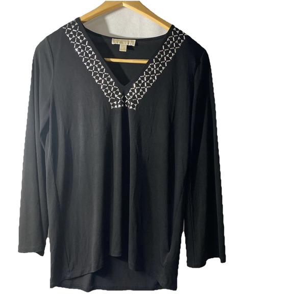 Michael Kors Tops - Michael Kors Medium Black Blouse  Womens